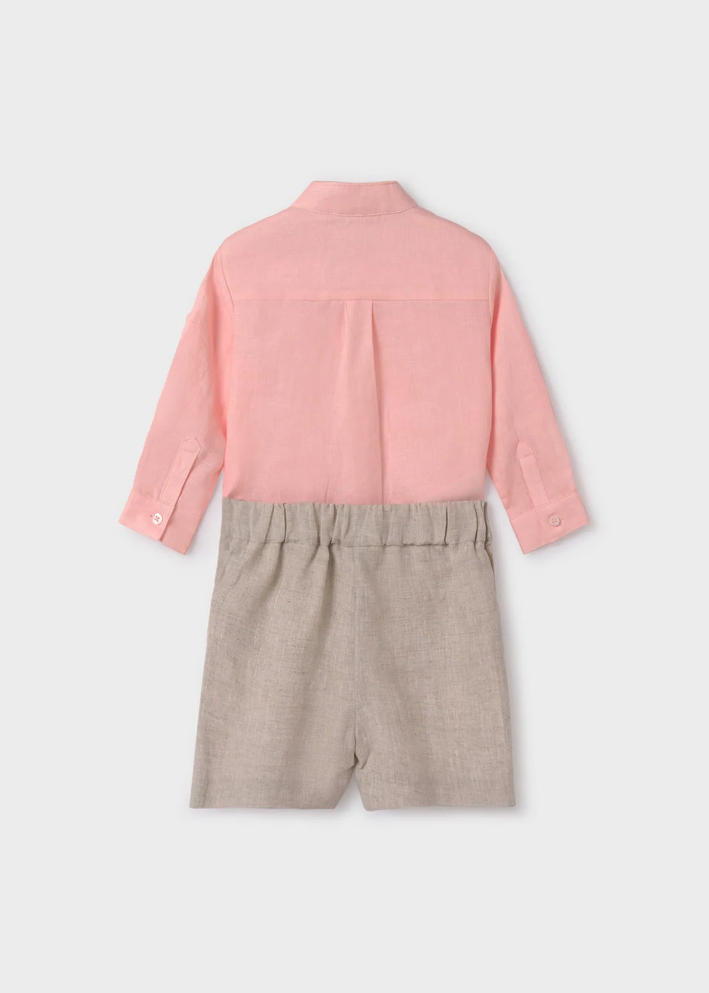 Abel & Lula Linen Shirt & Bermuda Short Set