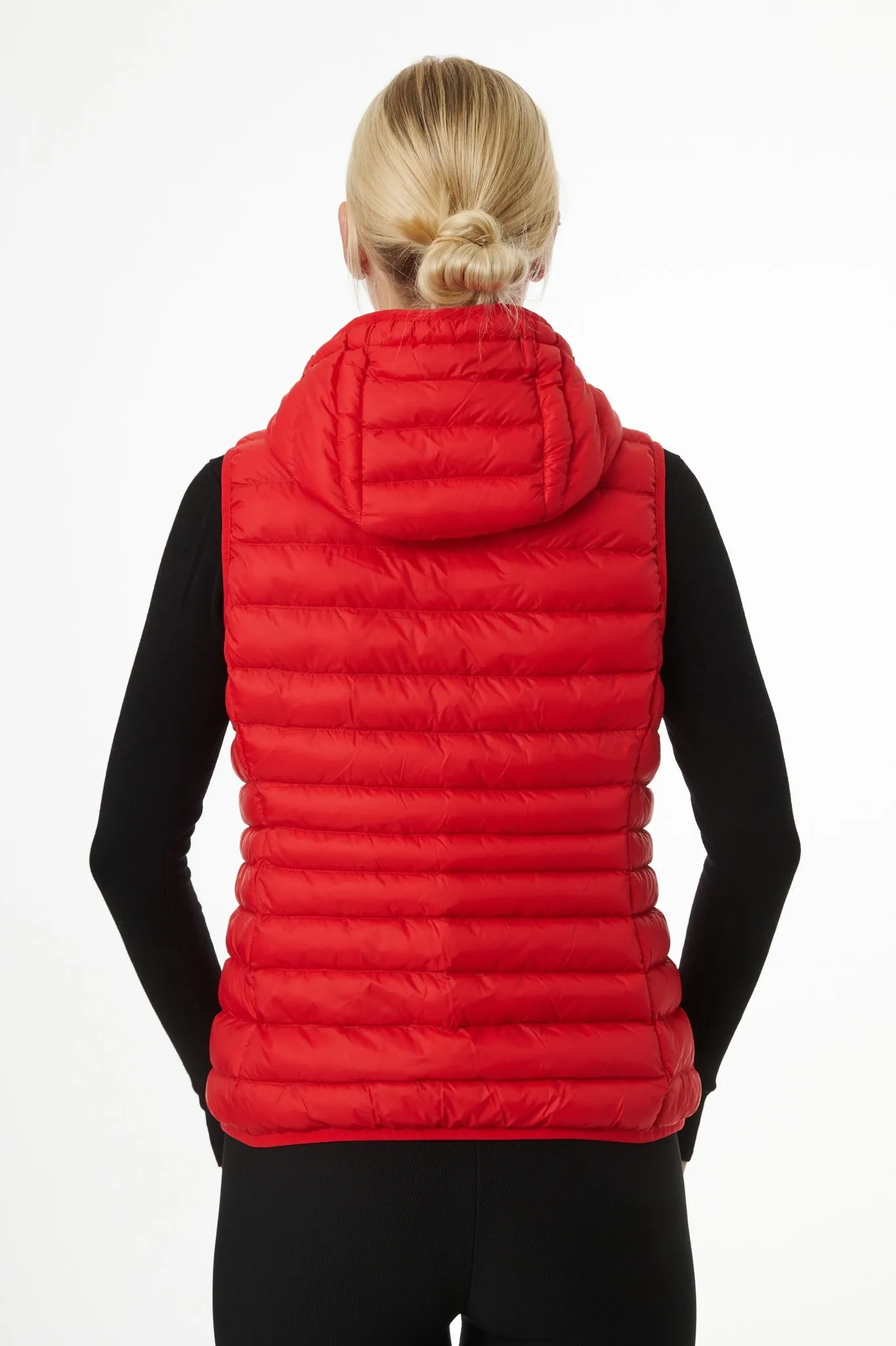 Arwen Vegan Down Vest | Chili Red