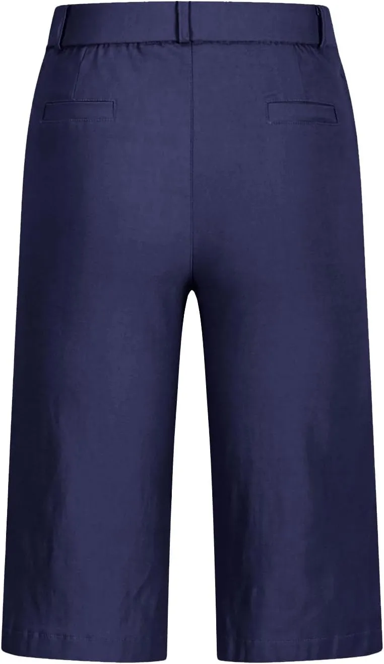Bermuda Shorts for Women Trendy 2025 Casual Summer High Waisted Chino Shorts Straight Leg Hiking Vacation Outfits