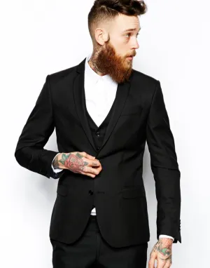 Black Suit Jacket Slim Fit