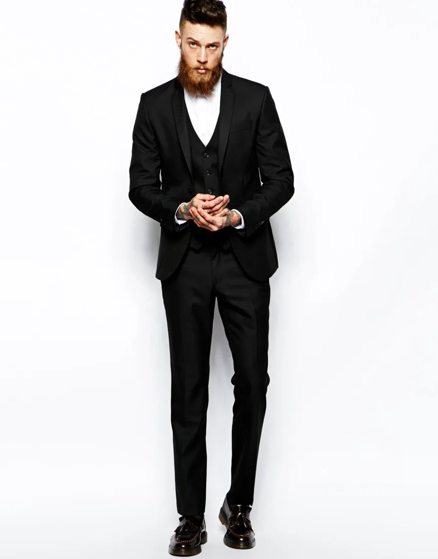 Black Suit Jacket Slim Fit