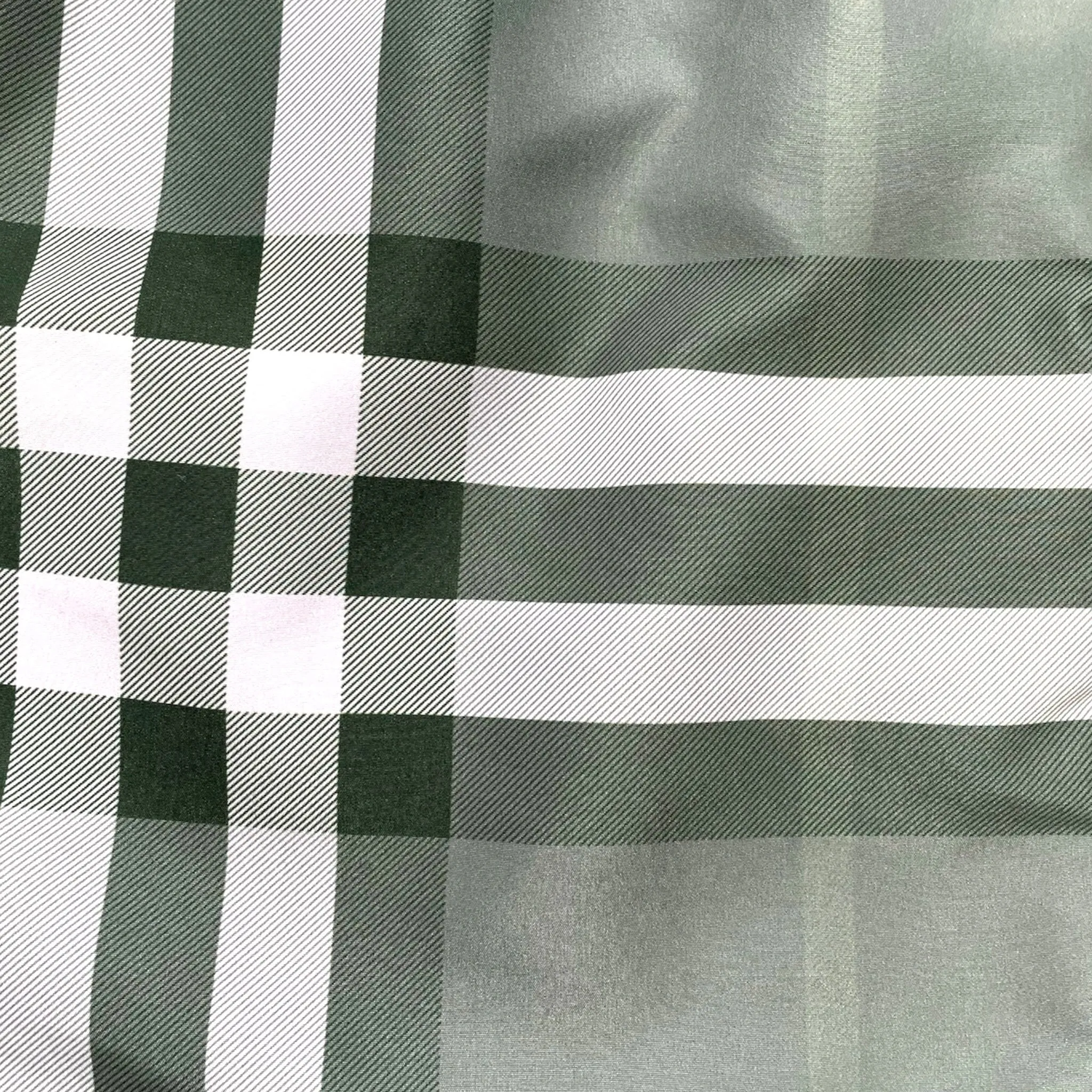 Burberry Check Pattern Bermuda Shorts Green Pre-Owned