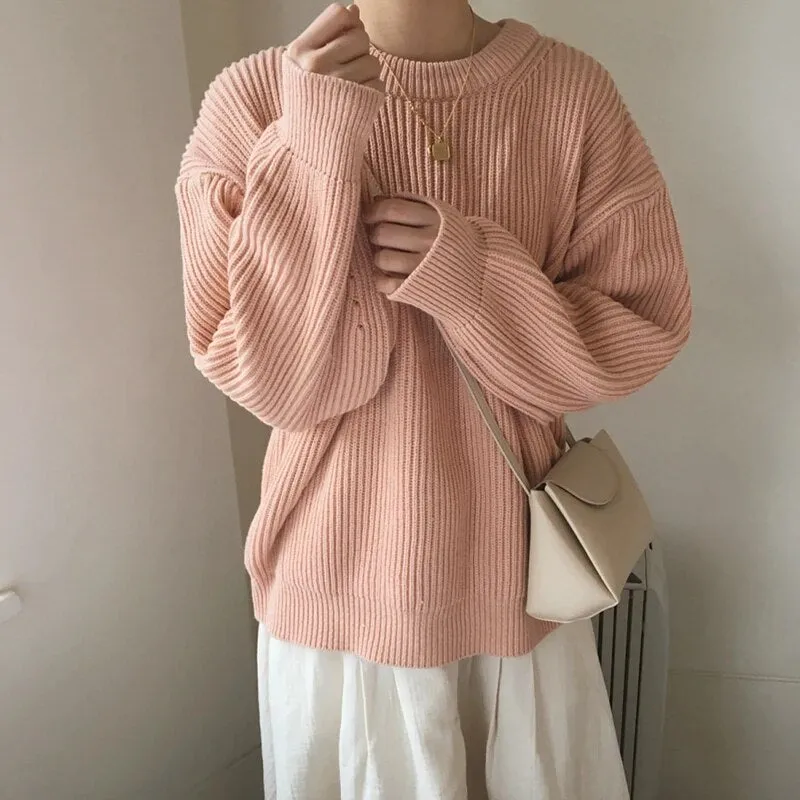 Cashmere Crowned Cloak Knitted Pullover