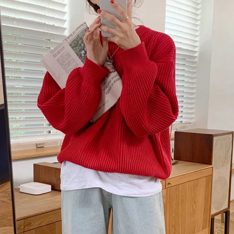Cashmere Crowned Cloak Knitted Pullover