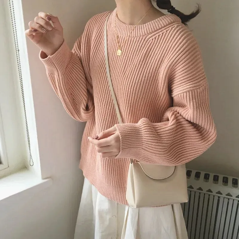 Cashmere Crowned Cloak Knitted Pullover