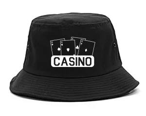 Casino Ace Cards Mens Bucket Hat