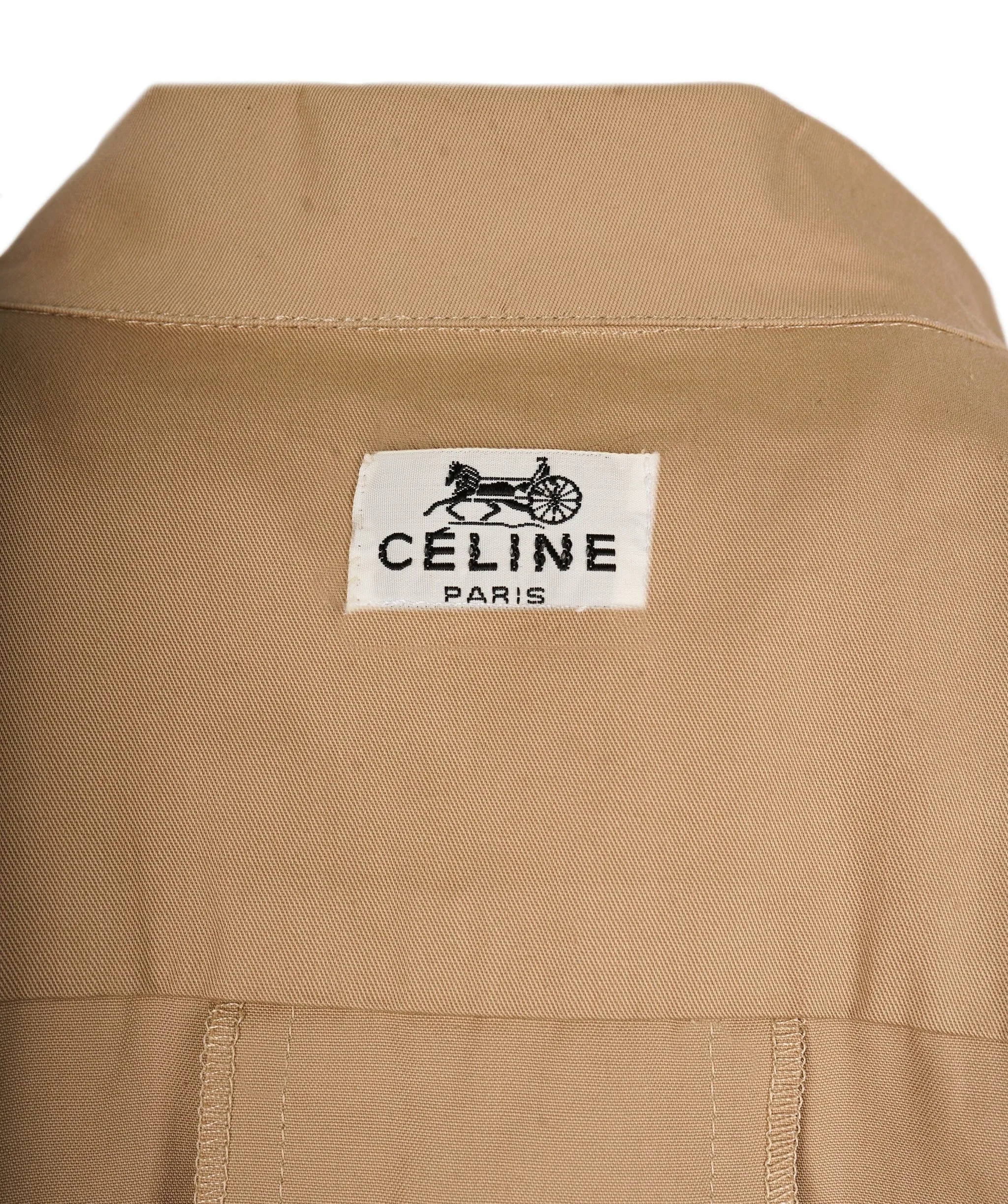 Celine Gold Button Trench Coat ASL6712