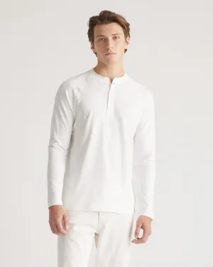 Cotton Modal Long Sleeve Henley Tee