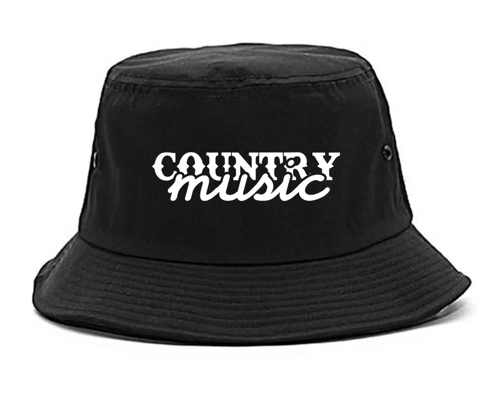 Country Music Mens Bucket Hat