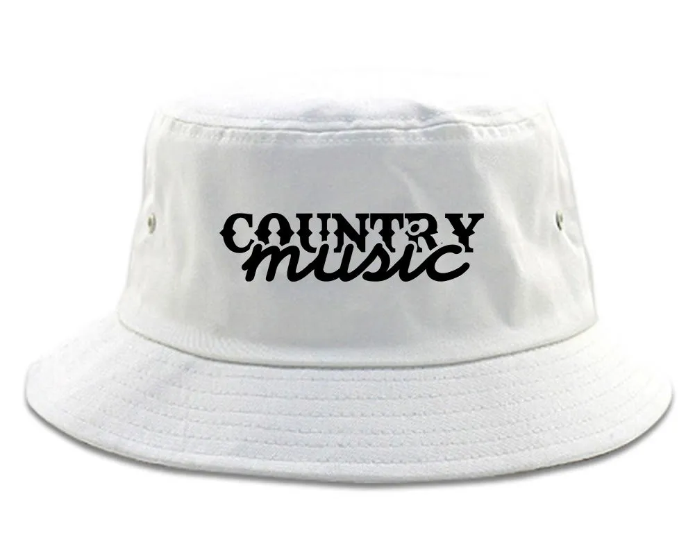 Country Music Mens Bucket Hat
