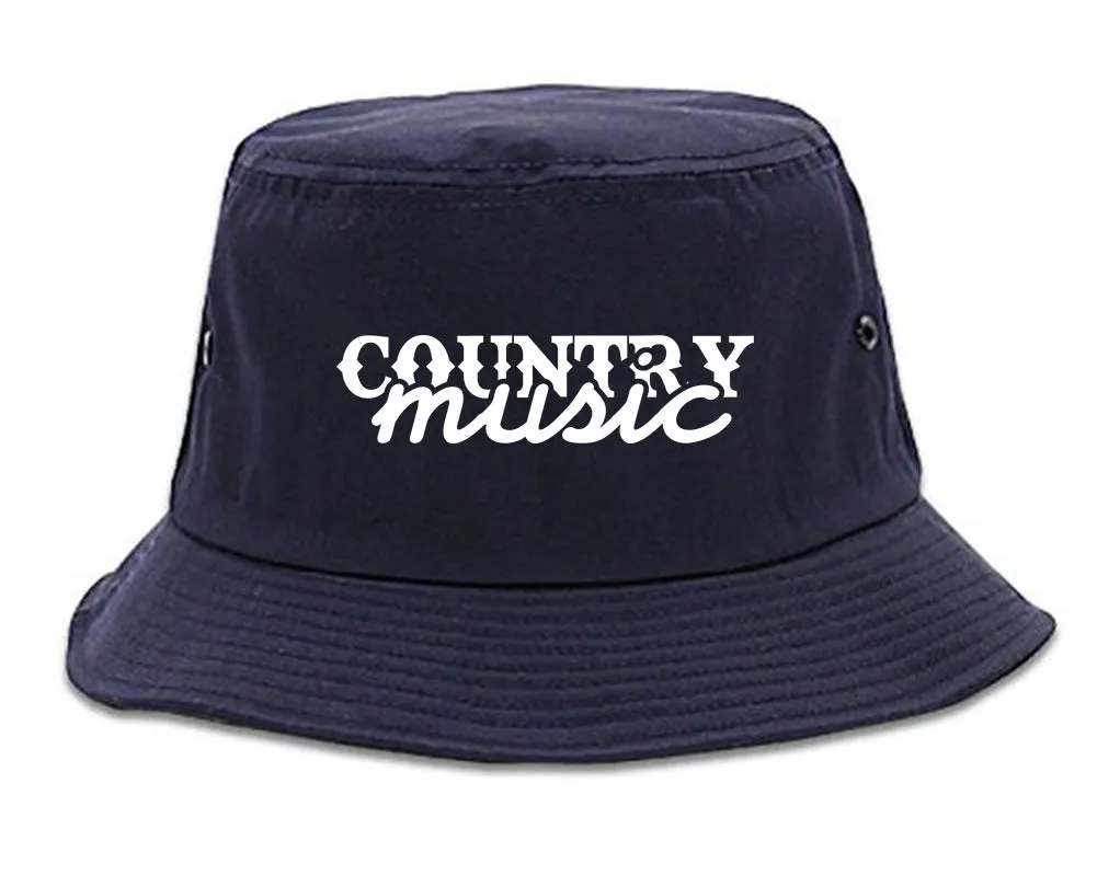 Country Music Mens Bucket Hat