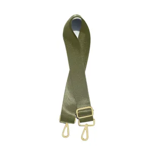 Crossbody Purse Strap - Olive Green and Gold