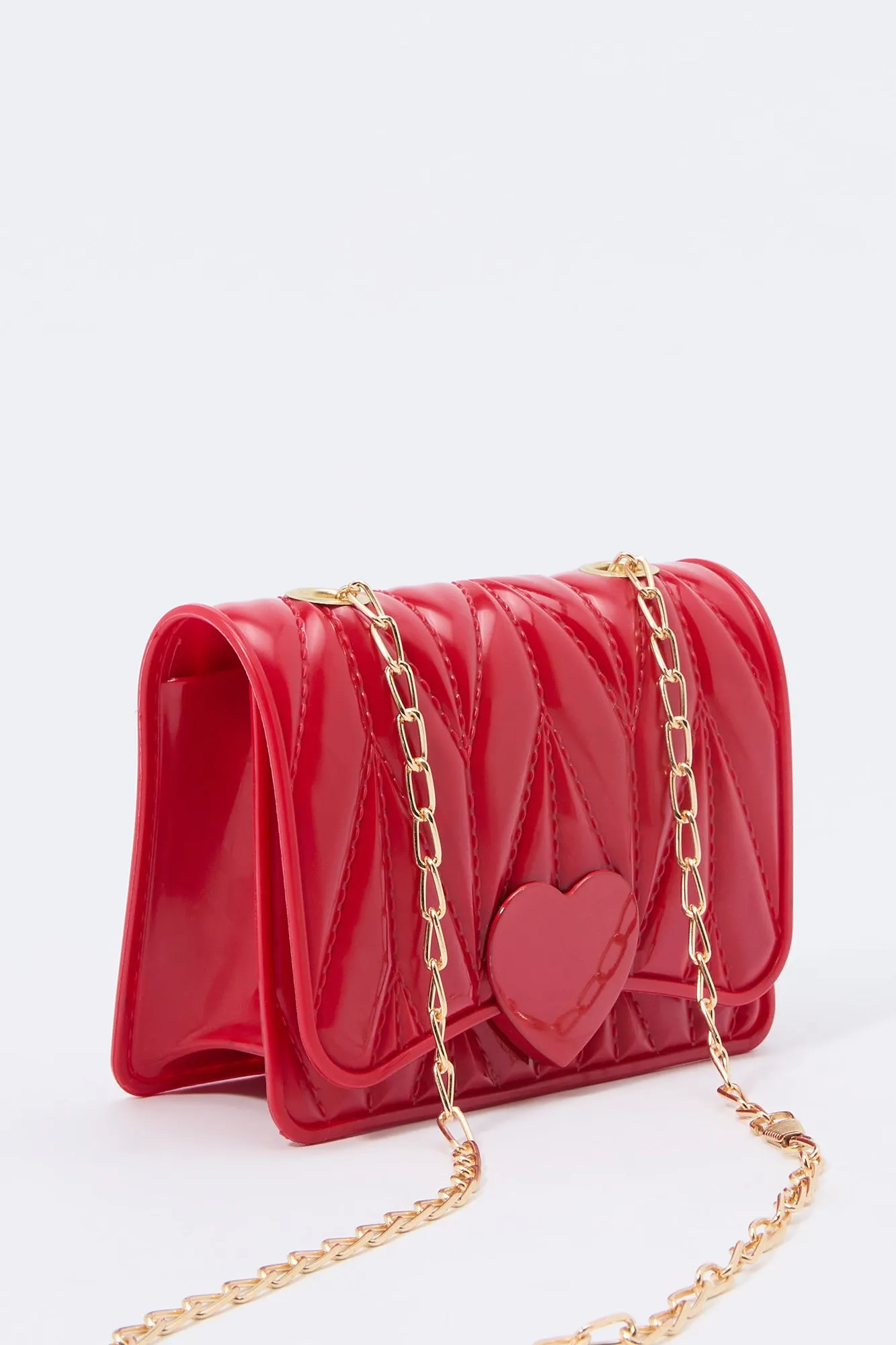 Girls Heart Crossbody Purse