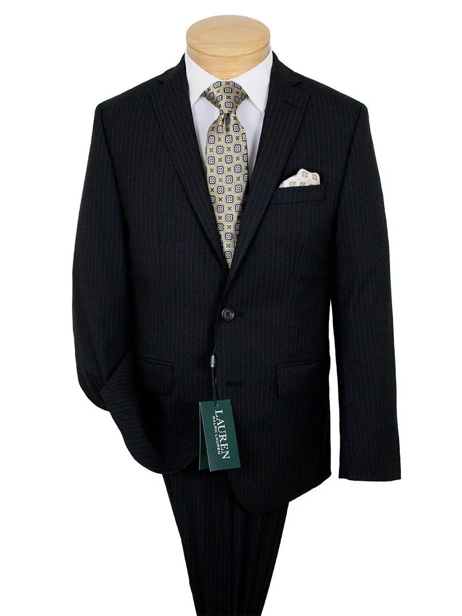 Lauren Ralph Lauren 23468 65% Polyester/ 35% Rayon Boy's Suit Separates Jacket - Stripe - Black