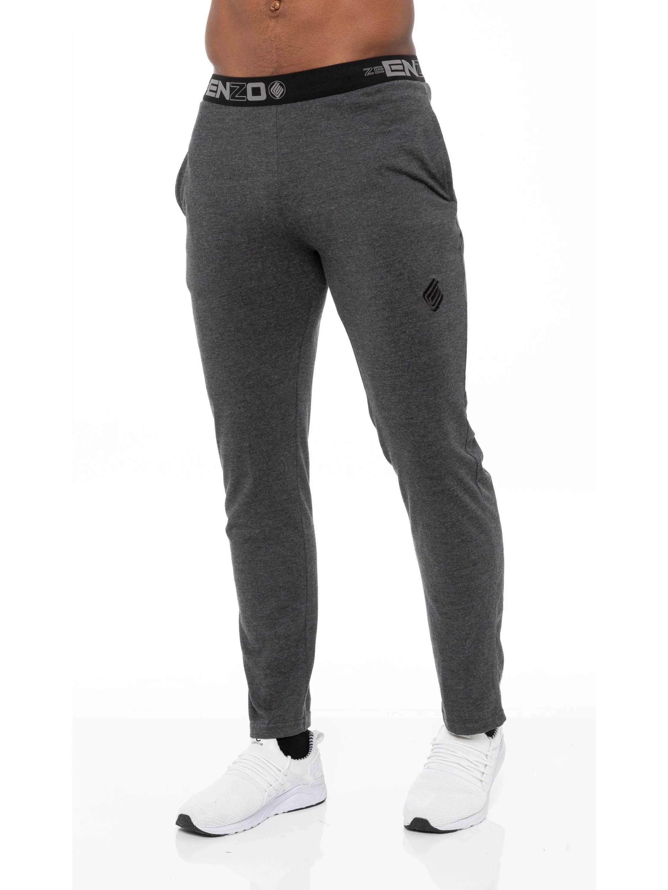 Mens Jacquard Waistline Lounge Pant Joggers | Enzo Designer Menswear