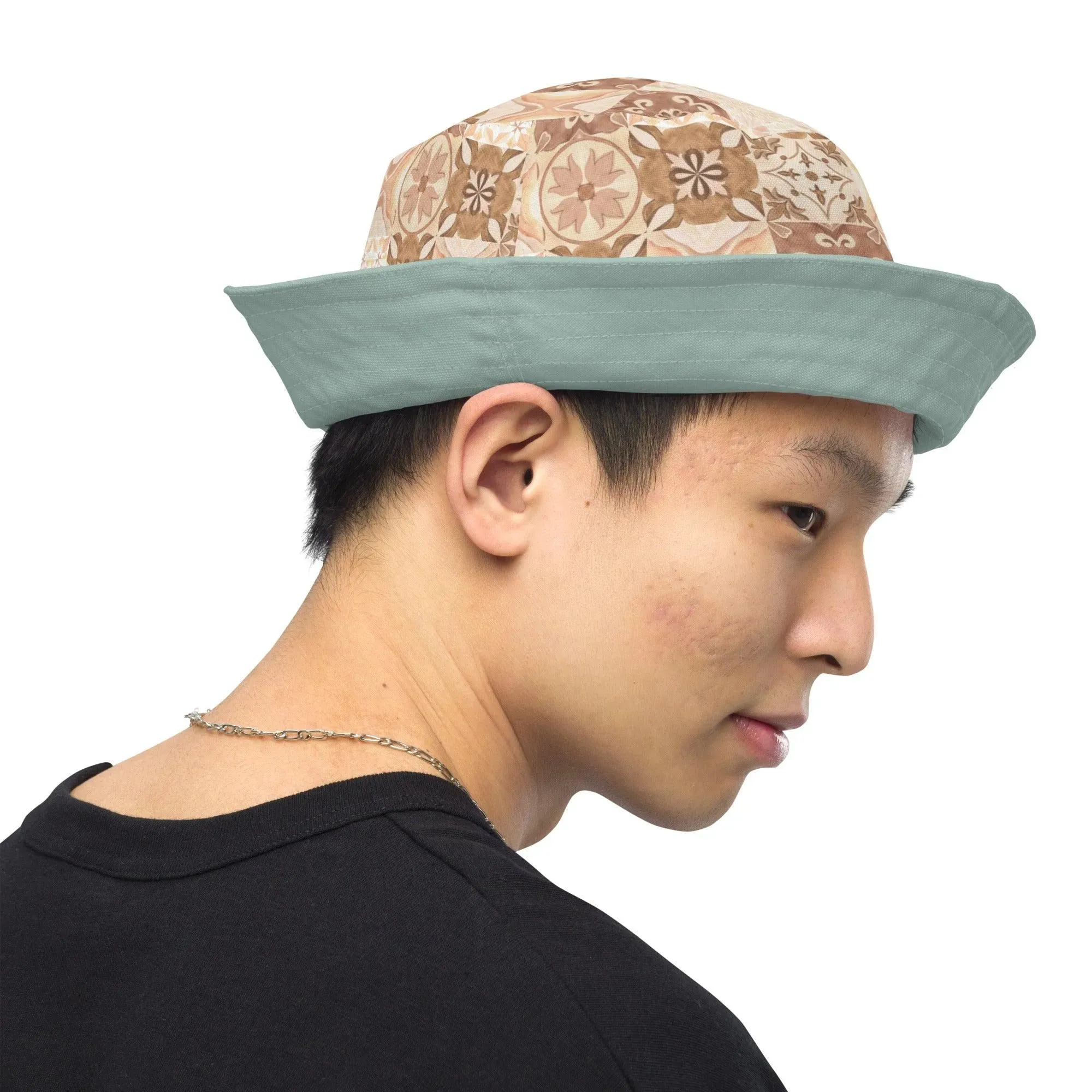 Moroccan Desert Tile Reversible Bucket Hat