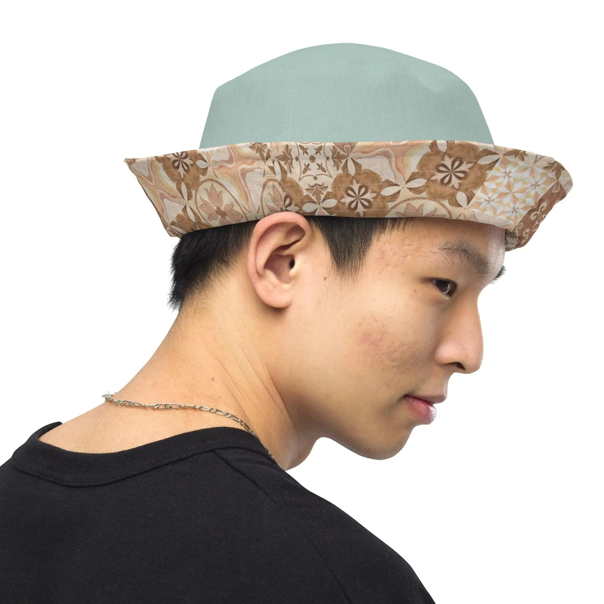 Moroccan Desert Tile Reversible Bucket Hat
