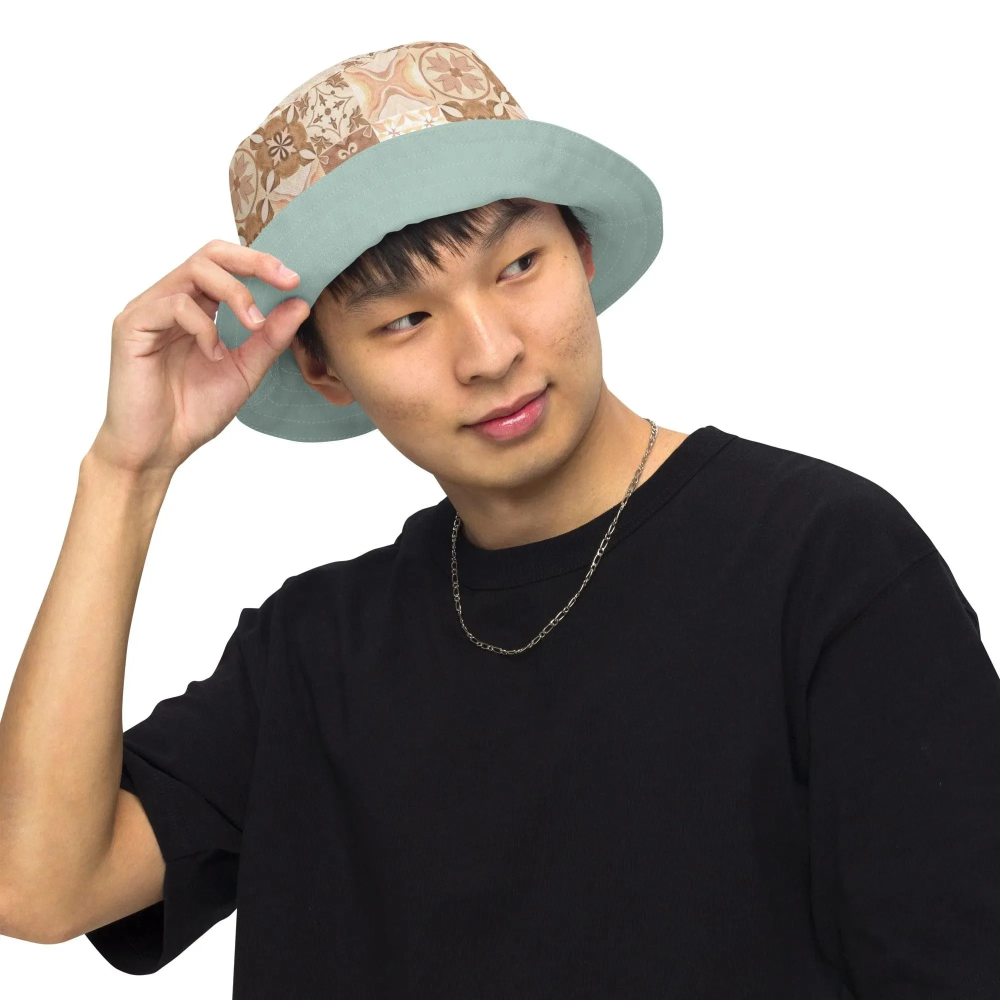Moroccan Desert Tile Reversible Bucket Hat