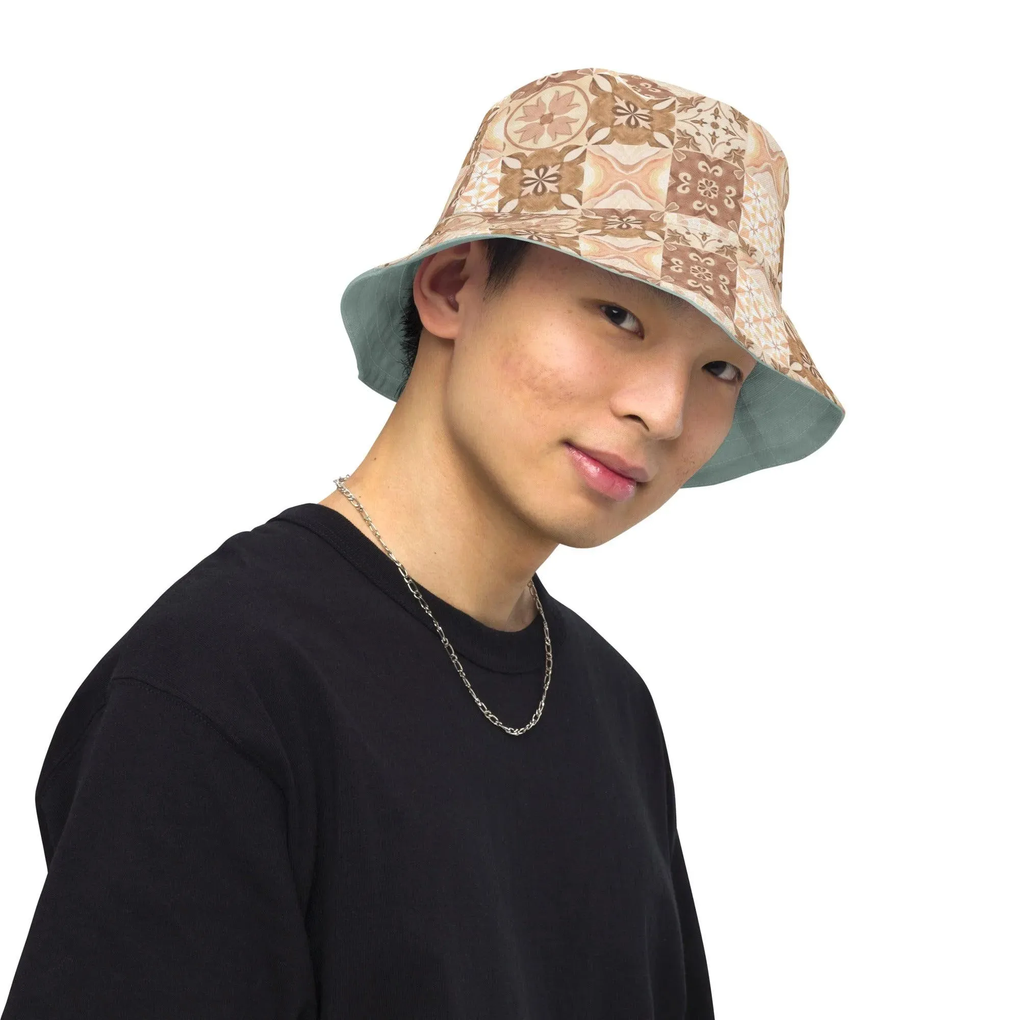 Moroccan Desert Tile Reversible Bucket Hat