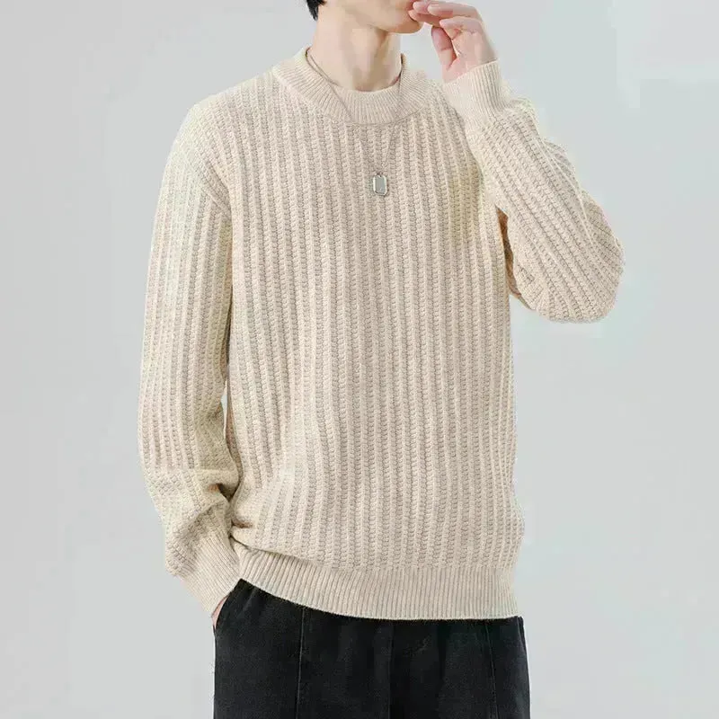 New Autumn And Winter Knitwear Sweater  Crewneck Pullover top for Men