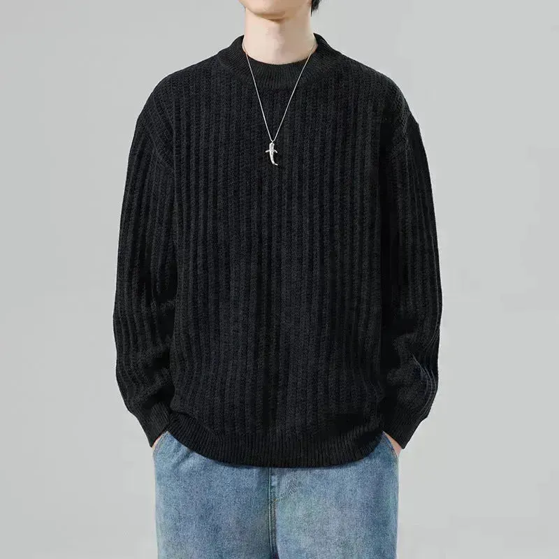 New Autumn And Winter Knitwear Sweater  Crewneck Pullover top for Men