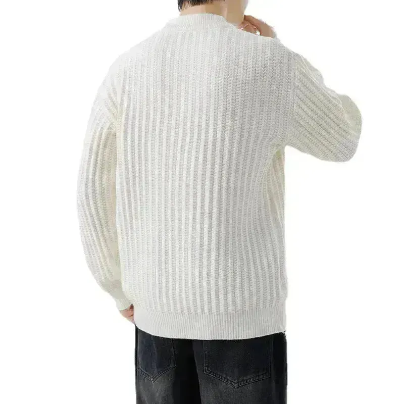 New Autumn And Winter Knitwear Sweater  Crewneck Pullover top for Men