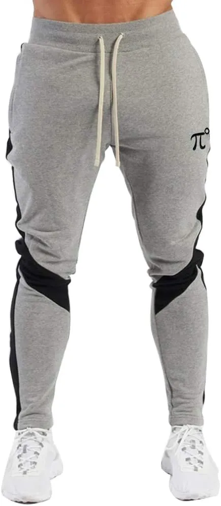 PIDOGYM Men's Track Pants,Slim Fit Athletic Sweatpants Joggers with Zipper Pockets