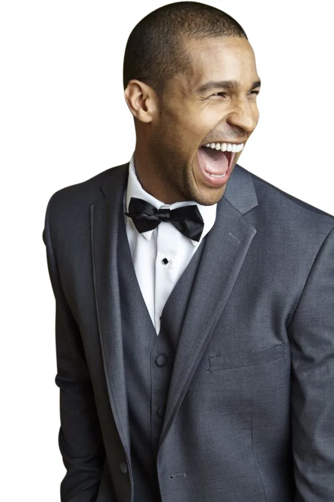 "Infinity" Steel Grey Tuxedo Jacket (Separates)