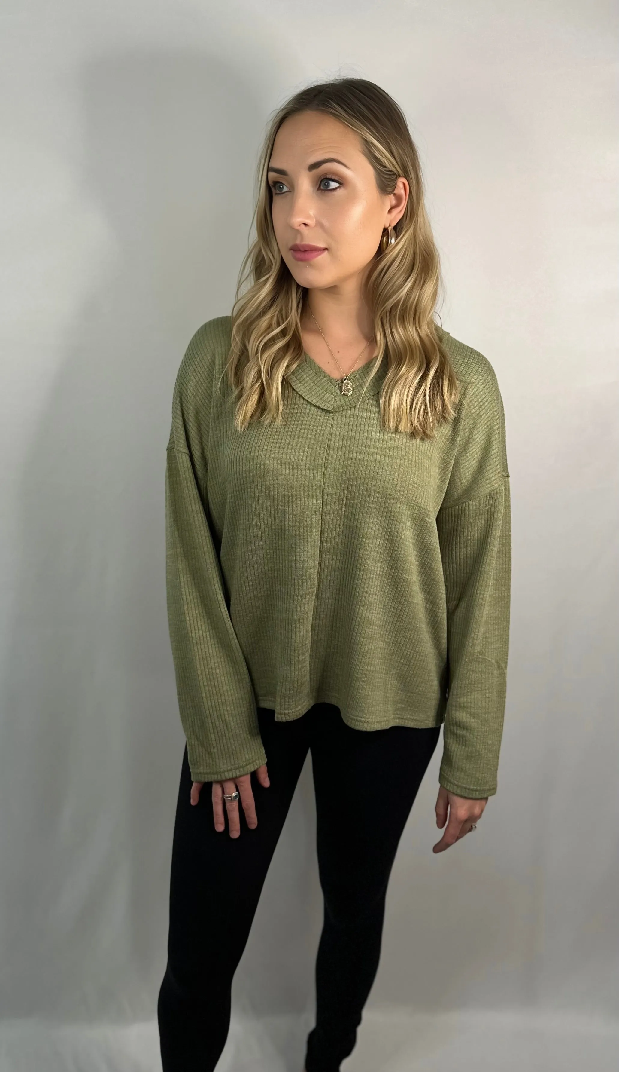 Sophie Ribbed Knit Pullover