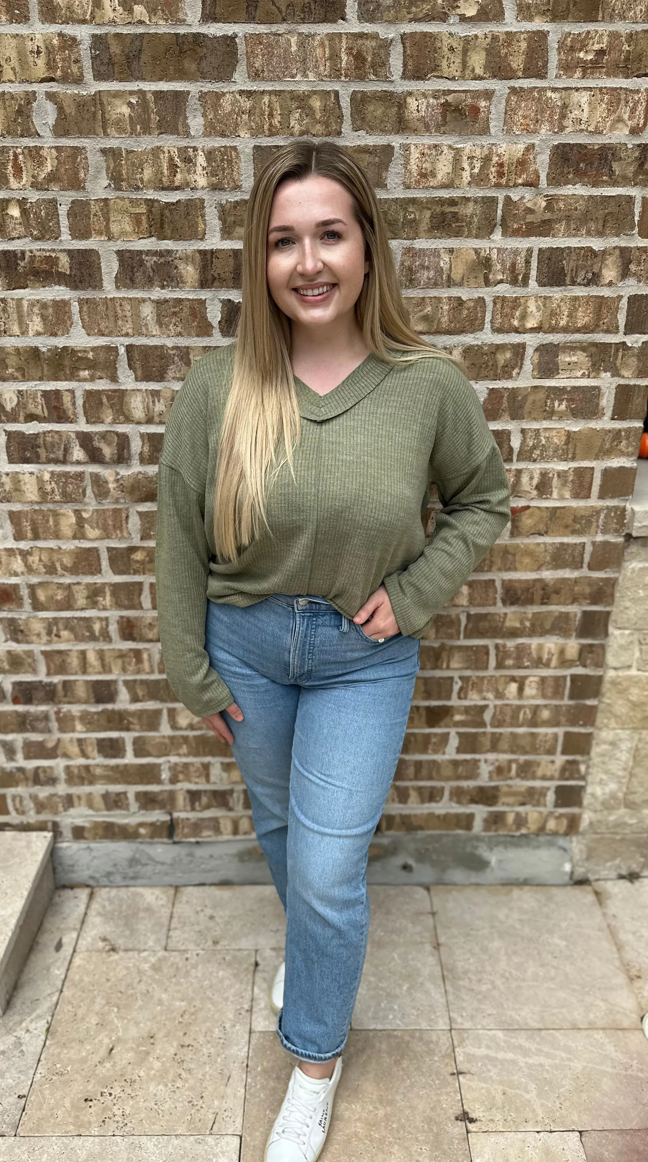 Sophie Ribbed Knit Pullover