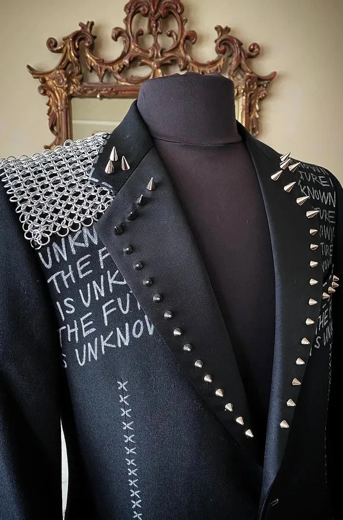 THE FUTURE IS UNKNOWN TUXEDO, Size 38 Mens Suit Jacket
