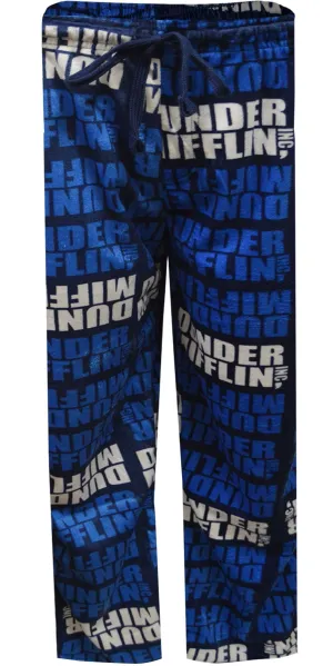 The Office TV Dunder Mifflin Silky Fleece Lounge Pant