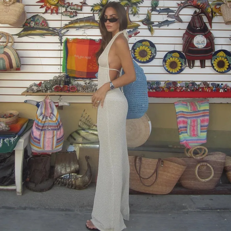 Vvsha Britany Knitted Maxi Dress